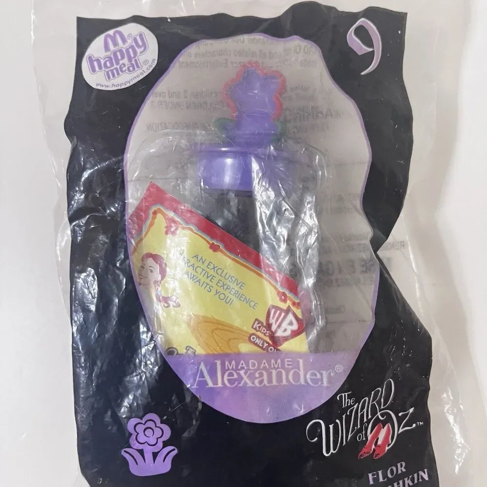 McDonald's Wizard of Oz Flower Munchkin Happy Meal Toy Madame Alexander #9 2008